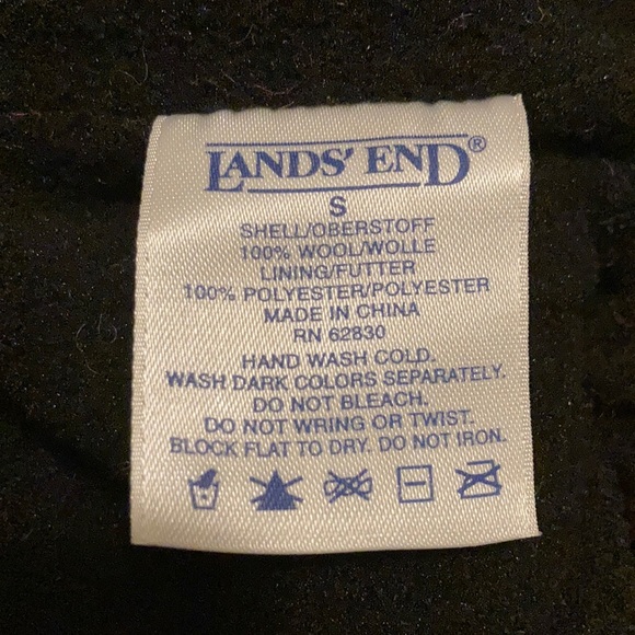 Vintage Lands End Wool Beanie Hat - Picture 2 of 5